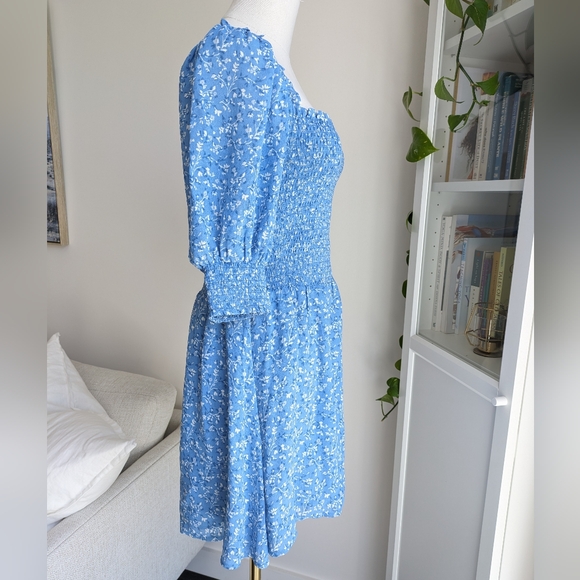 Reformation Smocked Elle Mini Dress - Picture 4 of 10
